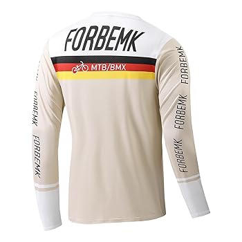 マウンテンバイク モトクロス Tシャツ ロンT 通気性抜群 速乾 涼しい Amazon | [FORBEMK] マウンテンバイクTシャツ 自転車シャツ